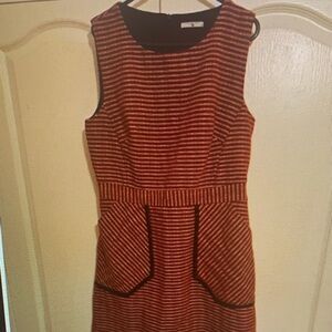 Tucker + Tate Red and Black Striped Mini Dress